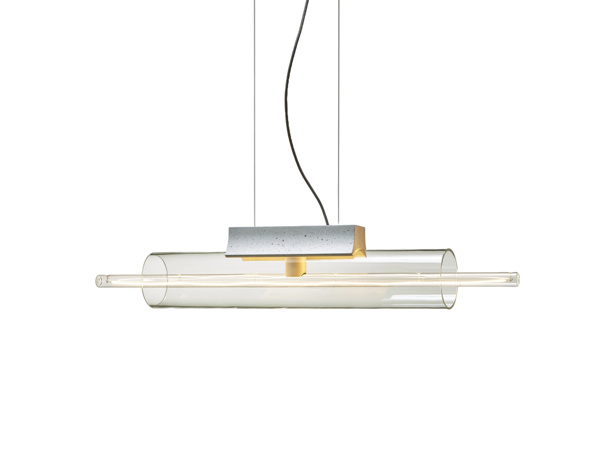 Overlay -Beton -Hang -Lampe