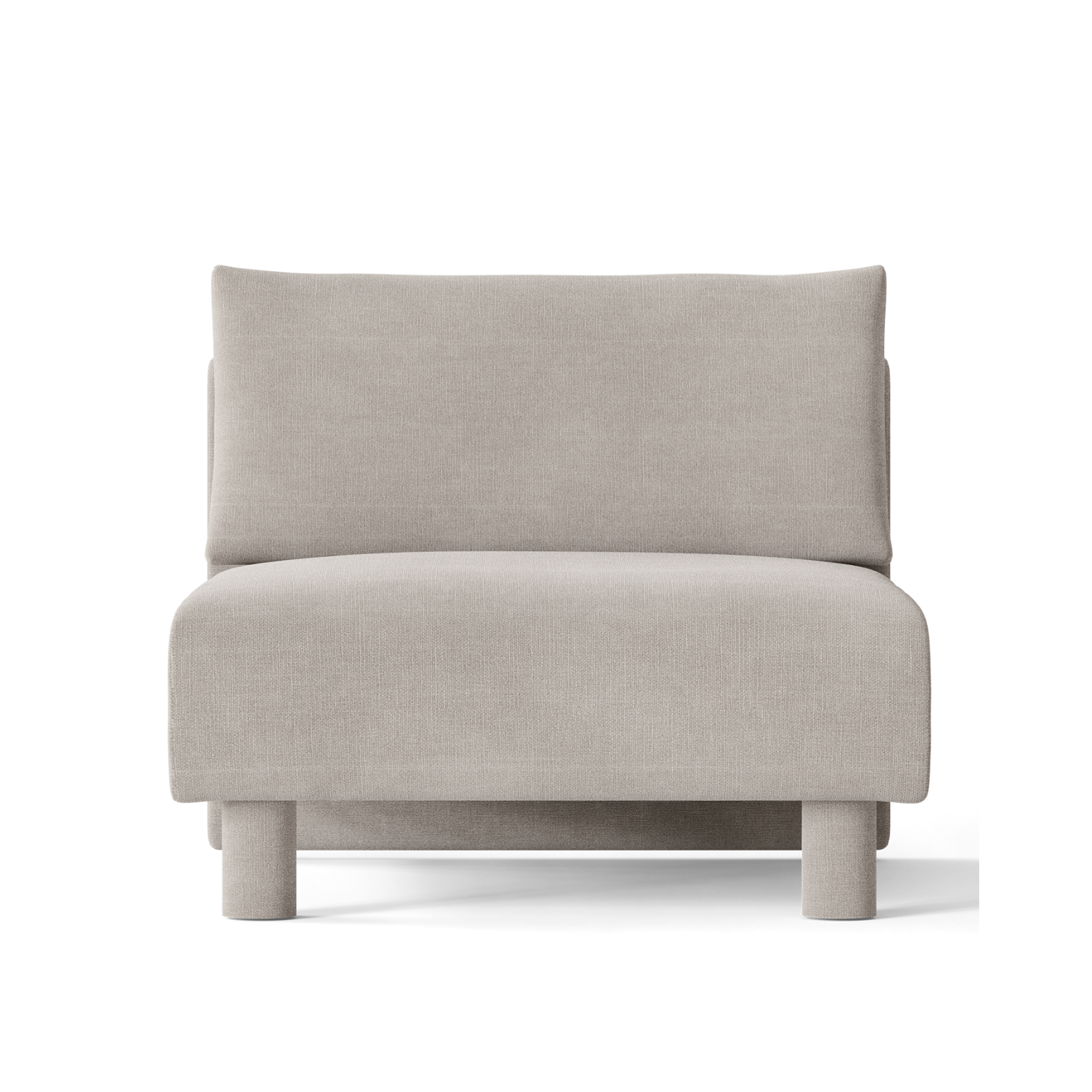 Dase modular sofa - the middle element upholstered