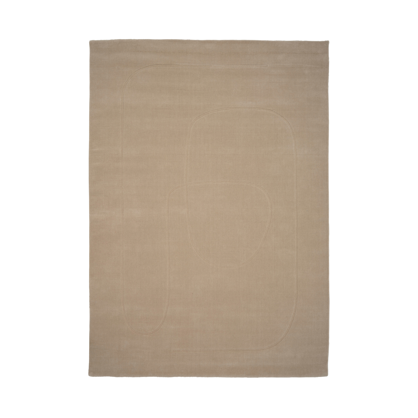 Cursive Expanse beige rug