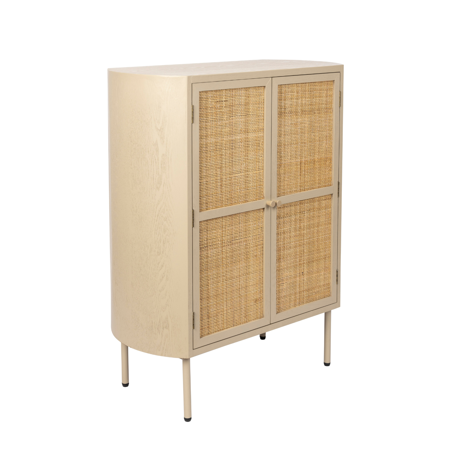 Amaya -Brust von Beige mit Rattan