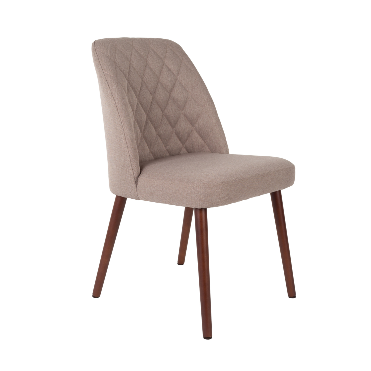 Conway beige chair with a wooden base