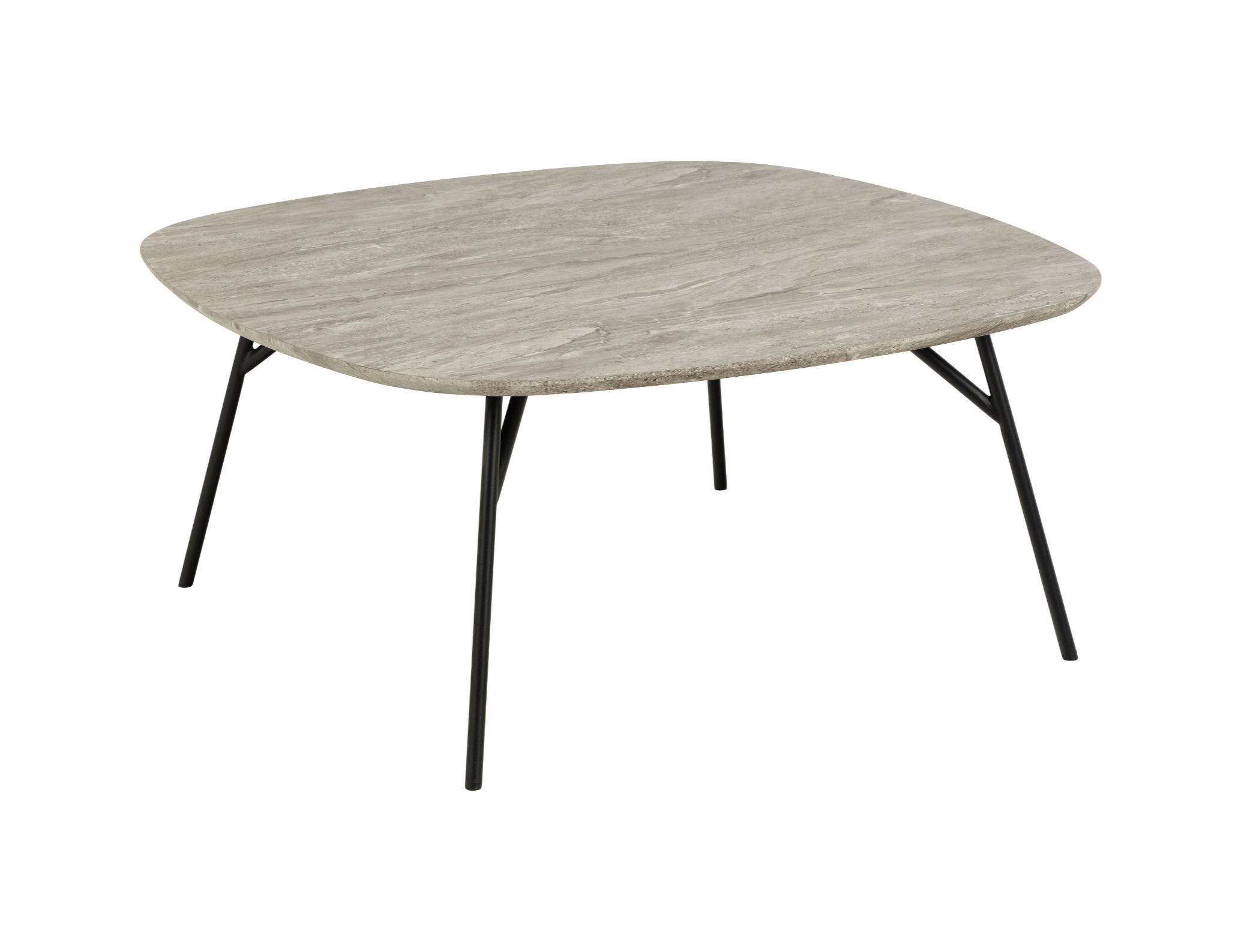 Caracas gray veneer coffee table