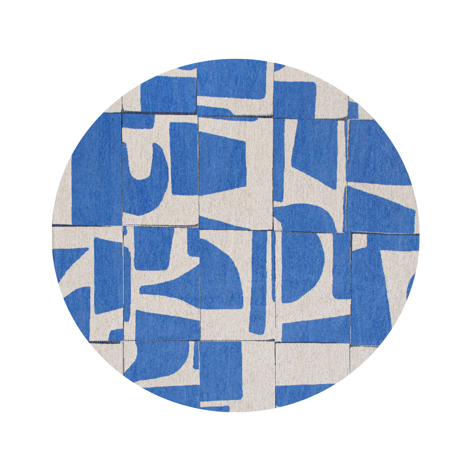 Papercuut Campanula blue rug blue