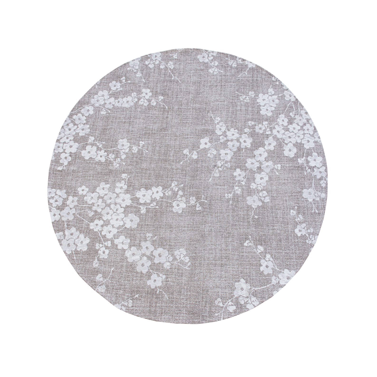 Round rug Sakura Morning Mist Beige