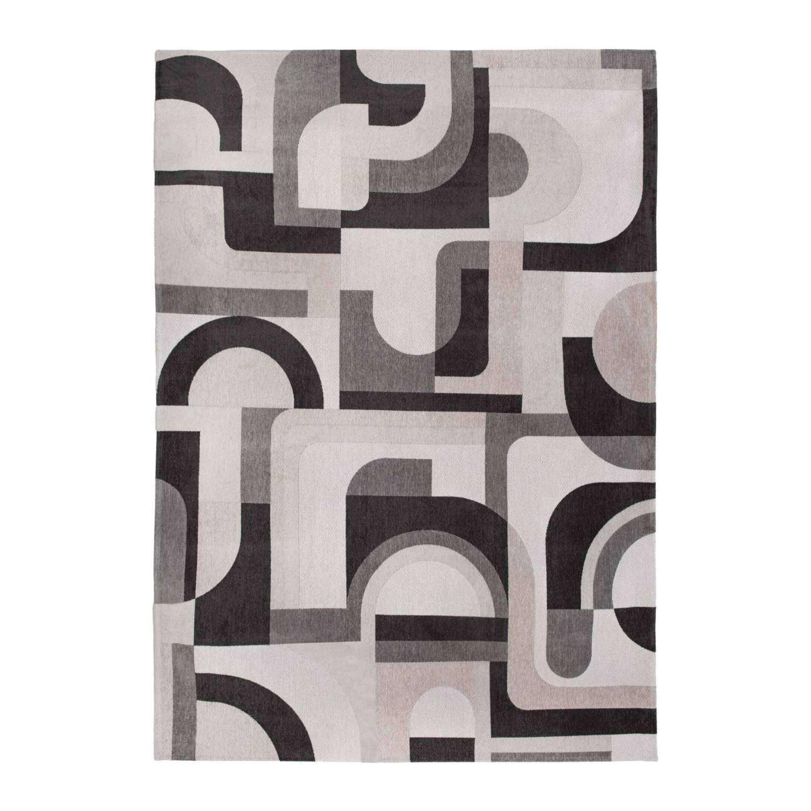 Carpet Saxon Beige gray-black module