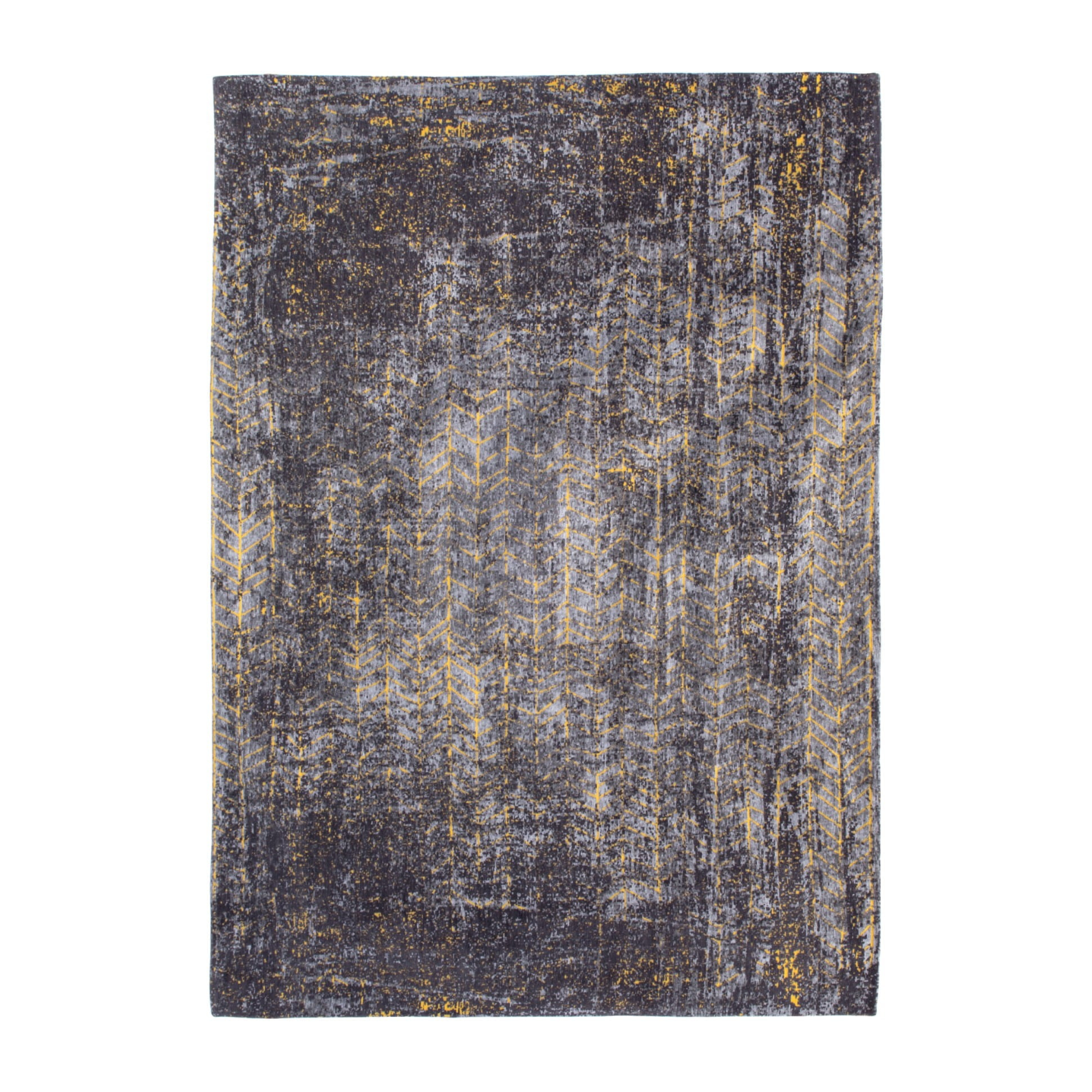 Jacobs Ladder Broadway rug Black and Gold Glitter