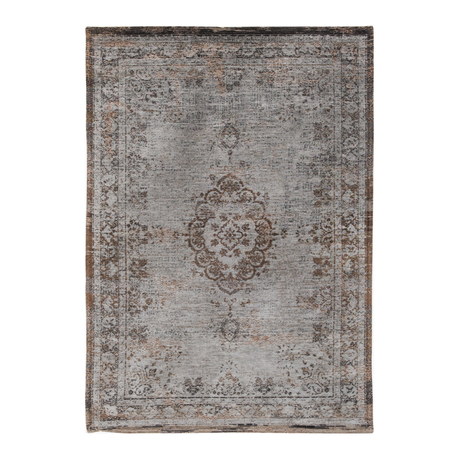 Medaillon Grey Rug Ebony Bronze-Grau