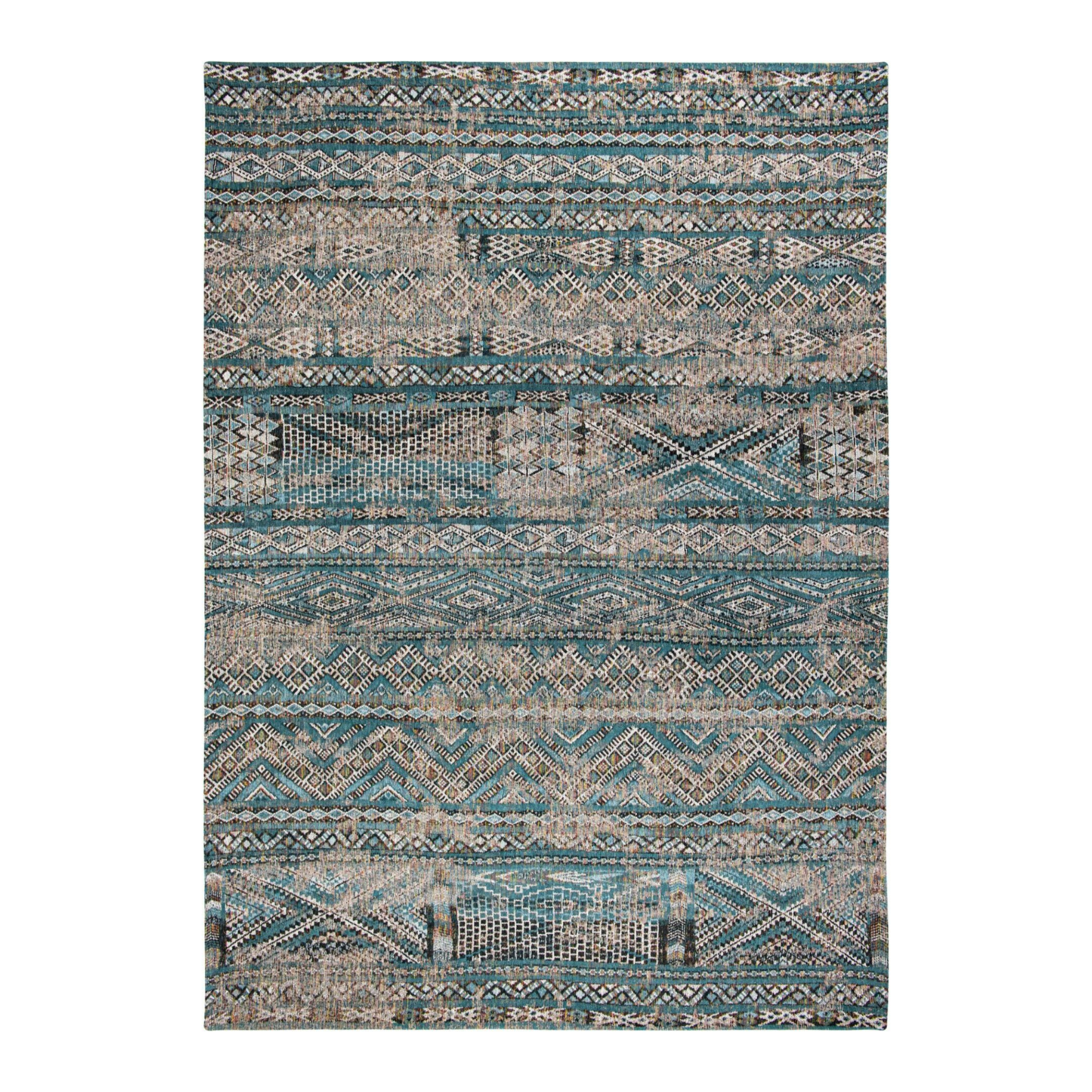 Kilimi zemmuri blue blue rug blue