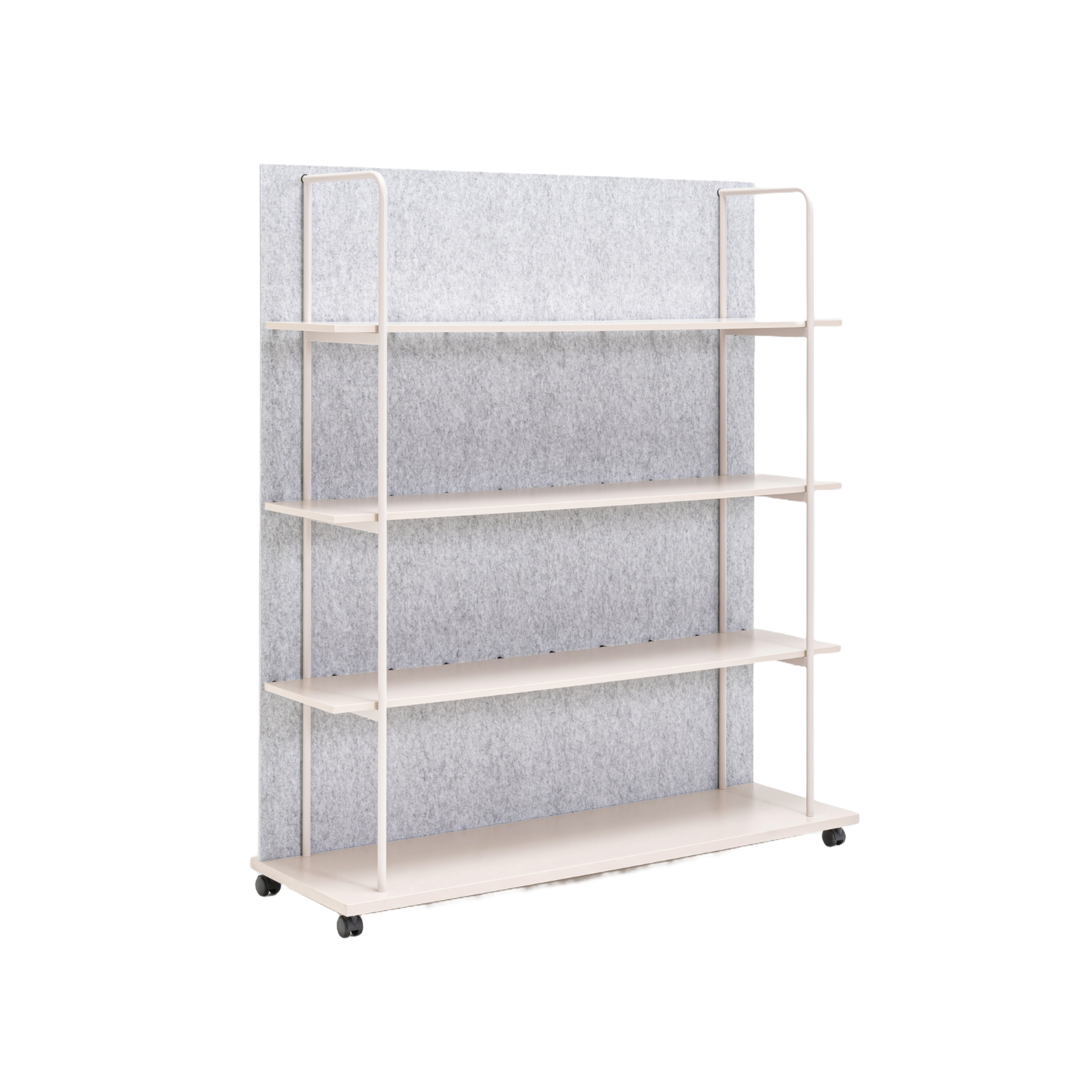 Steel shelving tanca rear from felt