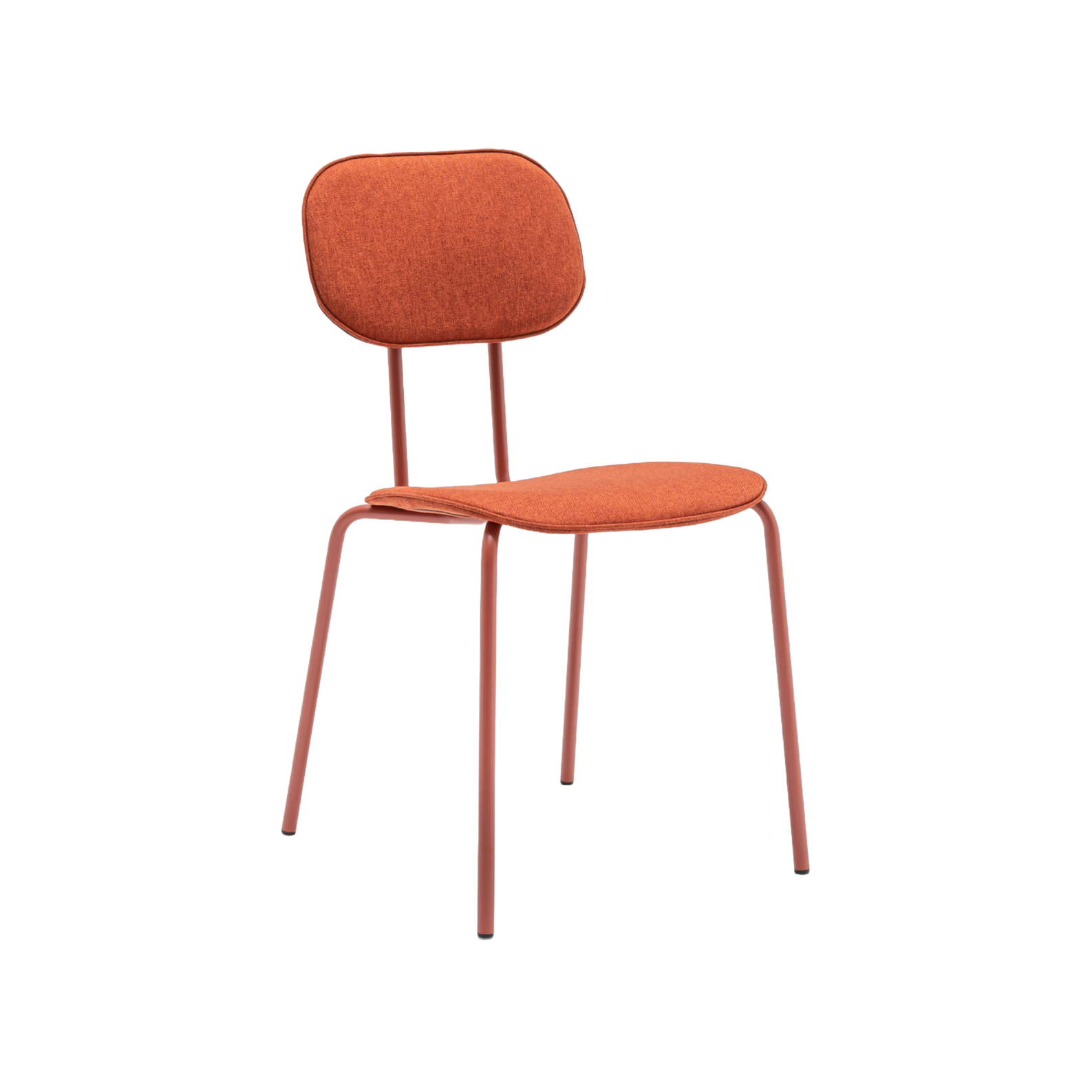 New school upholstered chair metal base