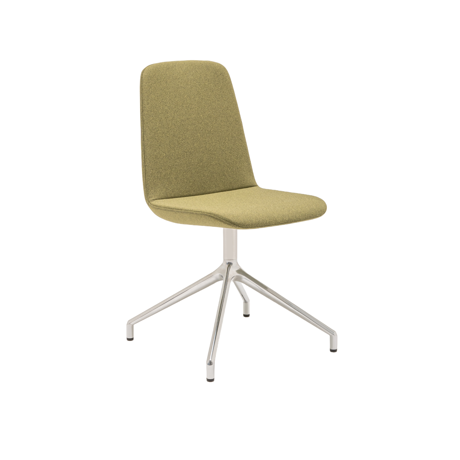 Ulti swivel aluminum chair polished