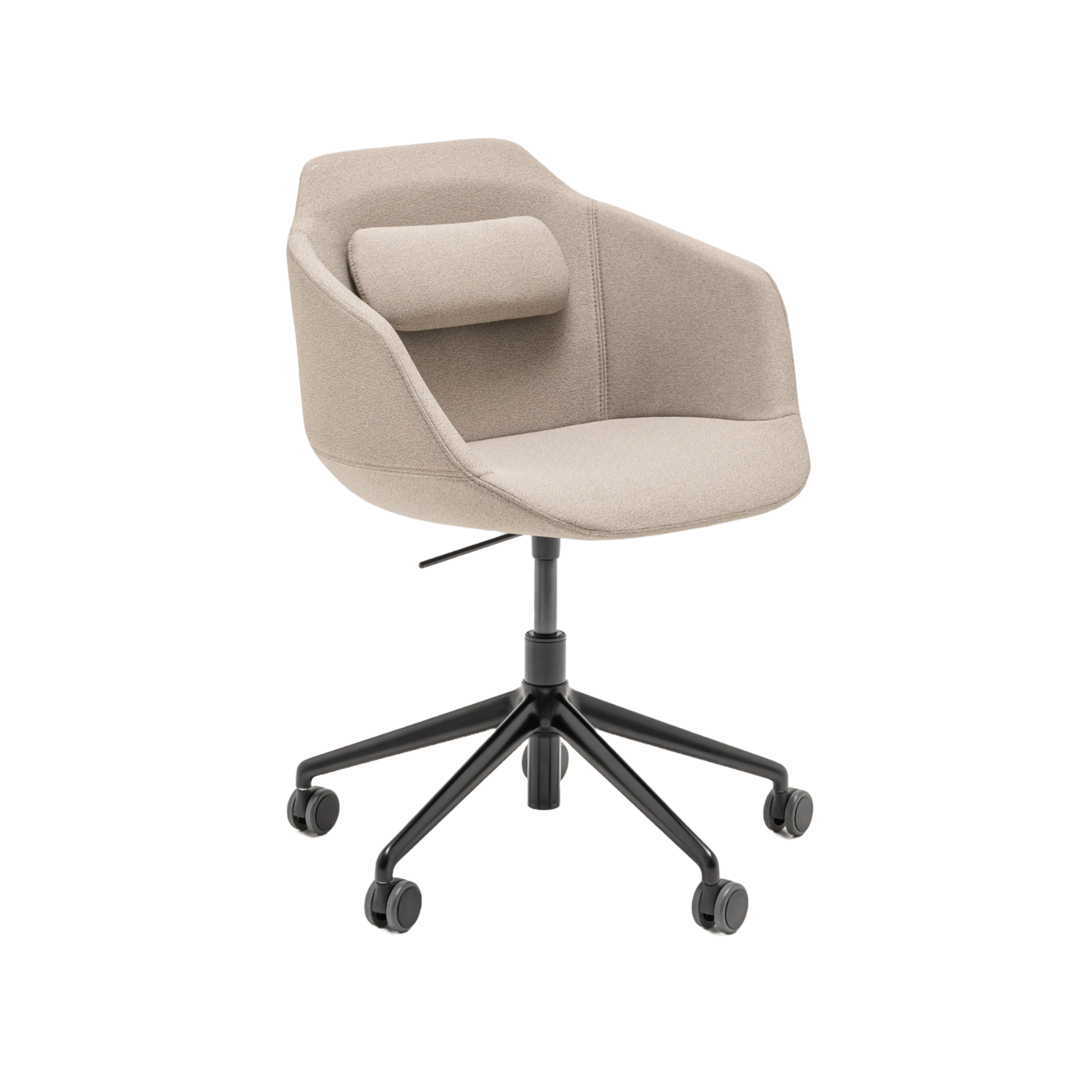 Ultra chair adjustable base with wheels to the soft surface