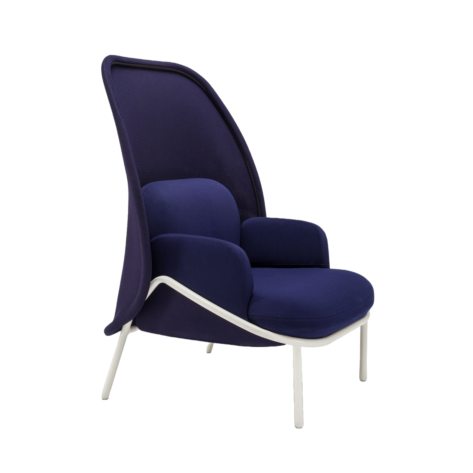 Mesh armchair navy blue