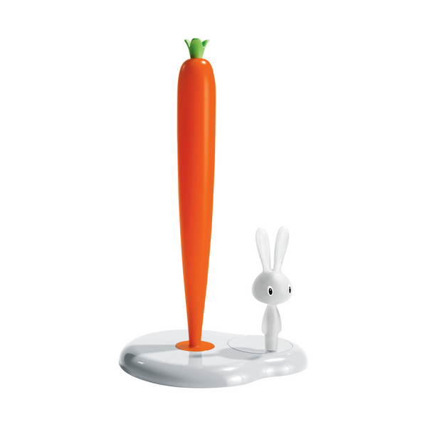 Stojak na ręcznik papierowy BUNNY & CARROT biały