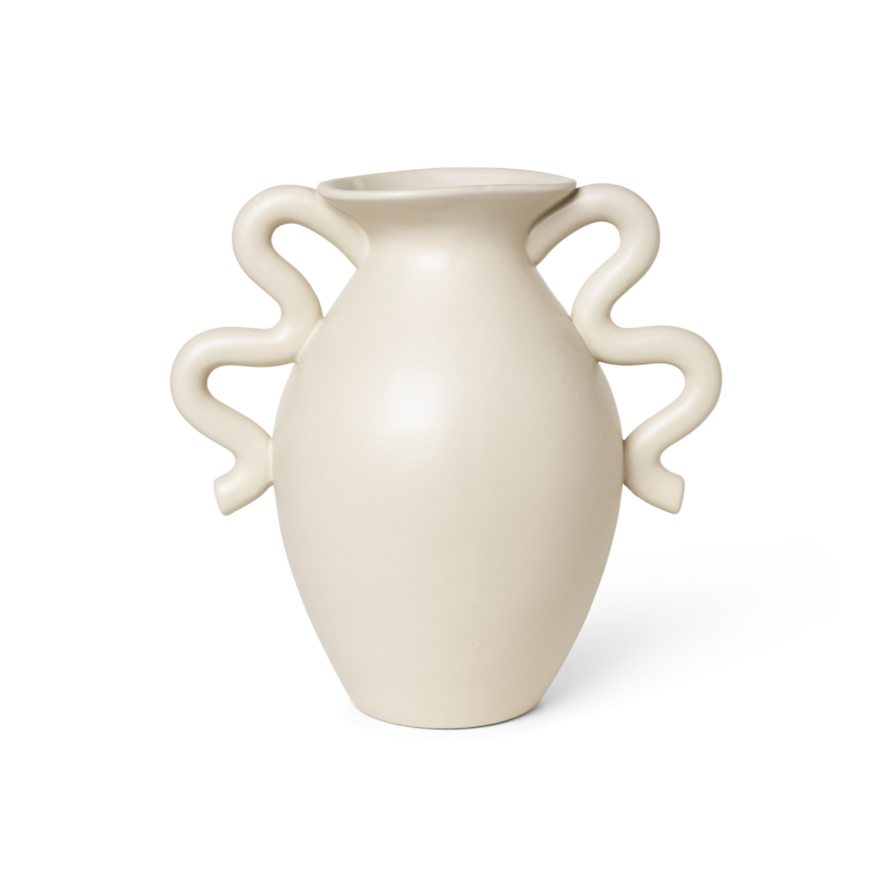 Verso Vase Creme