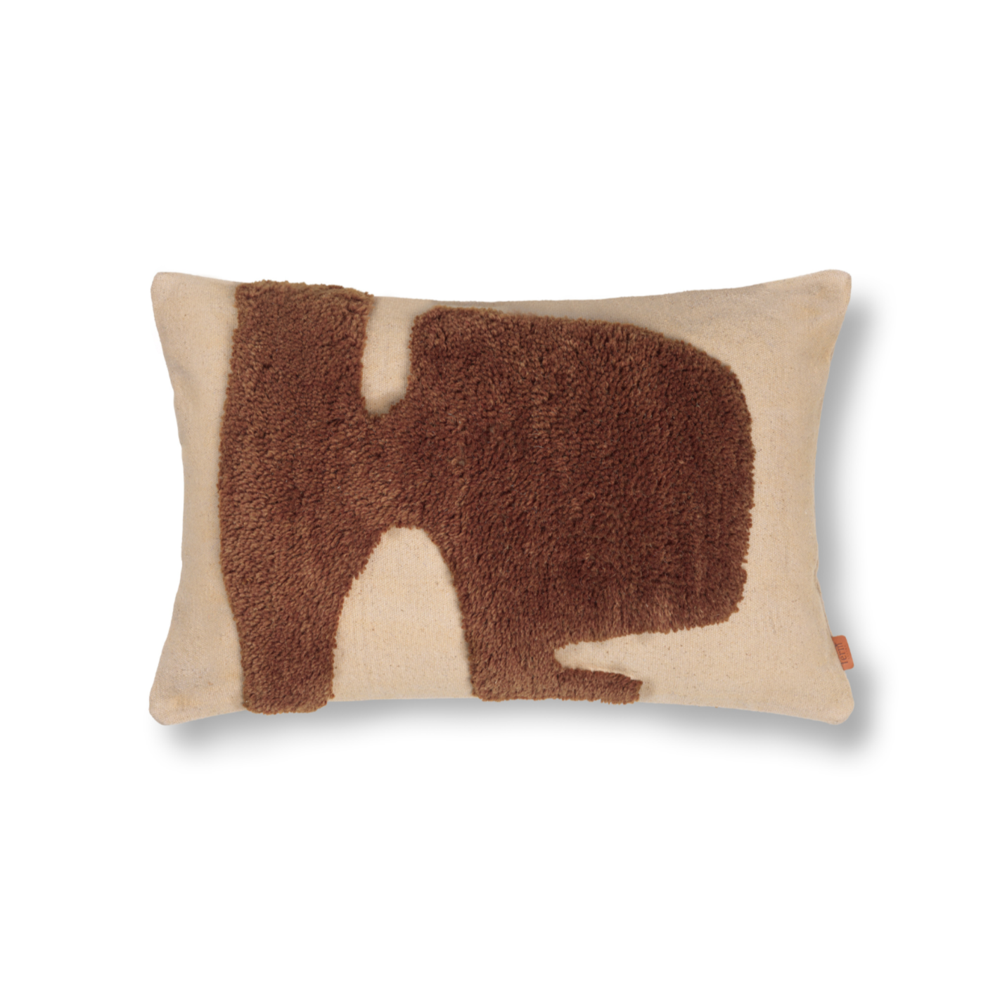 Lay cushion beige with caramel pillow