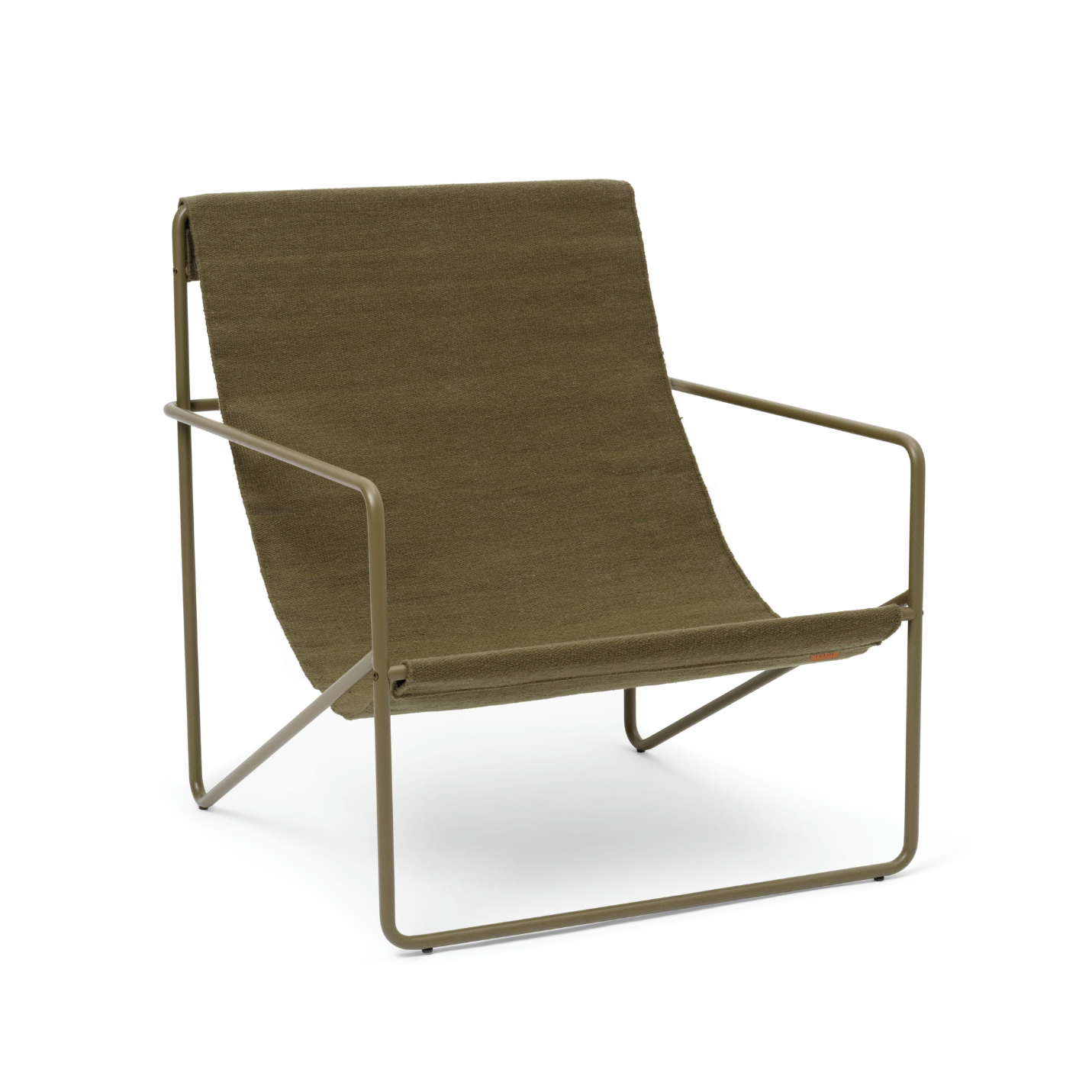 Desert olive garden armchair with olive base