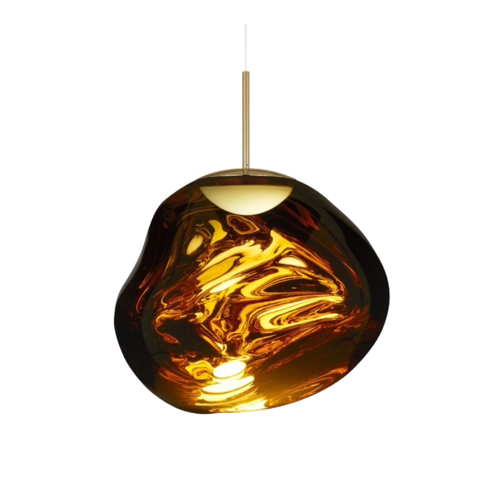 Melt zloty hanging lamp