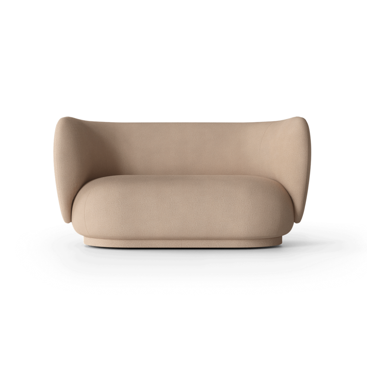 Rico bouclé sand sofa