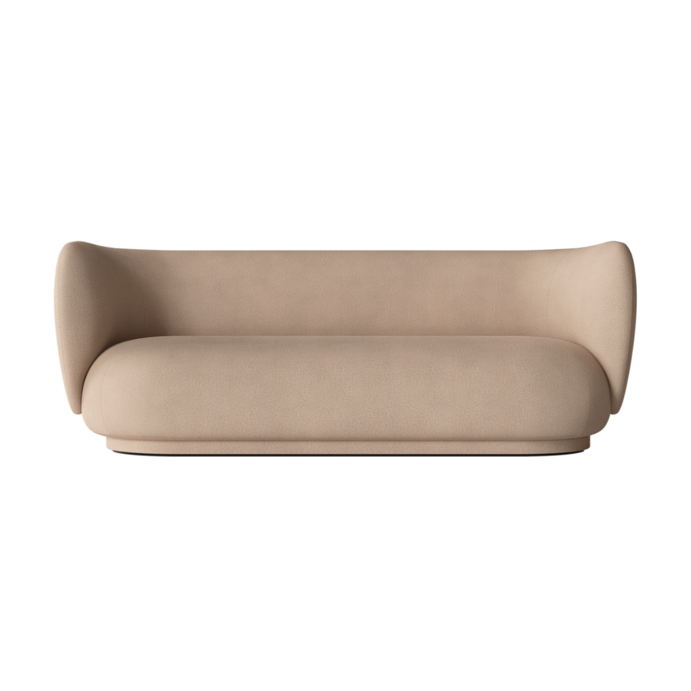 3-person sofa Rico brushed sand