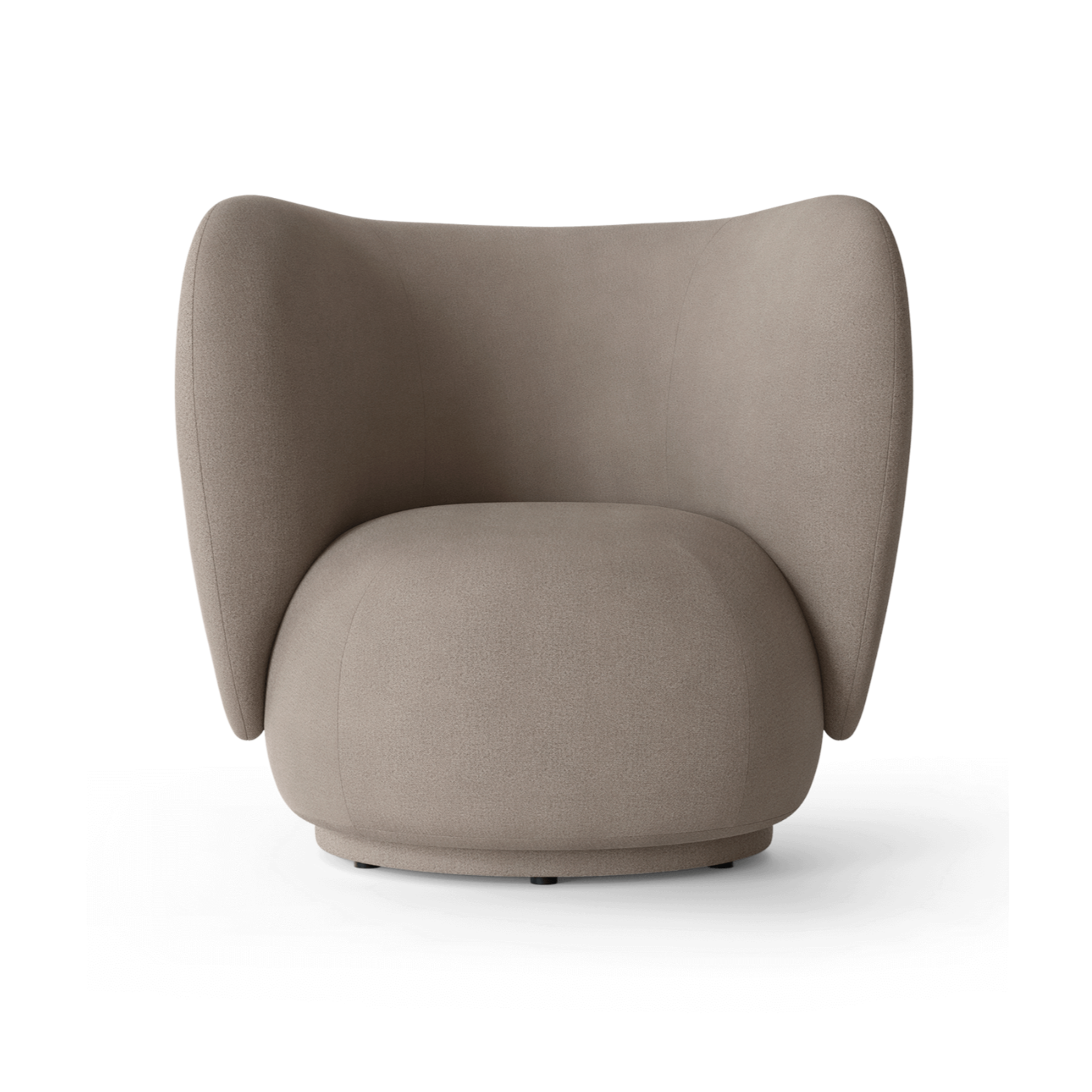 Rico Lounge Brushed Rived Chair warm gray