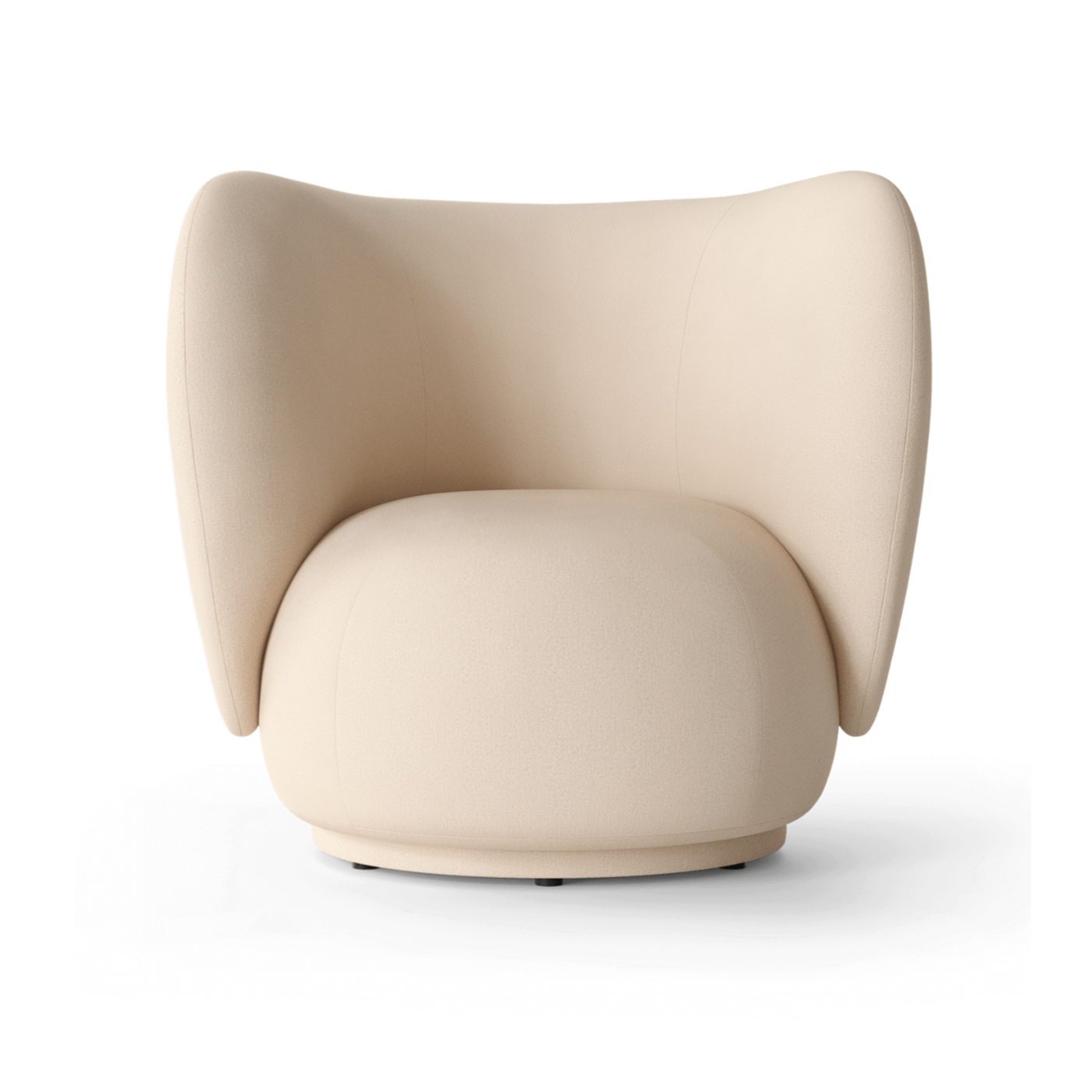 Rico Lounge Brushed white chair