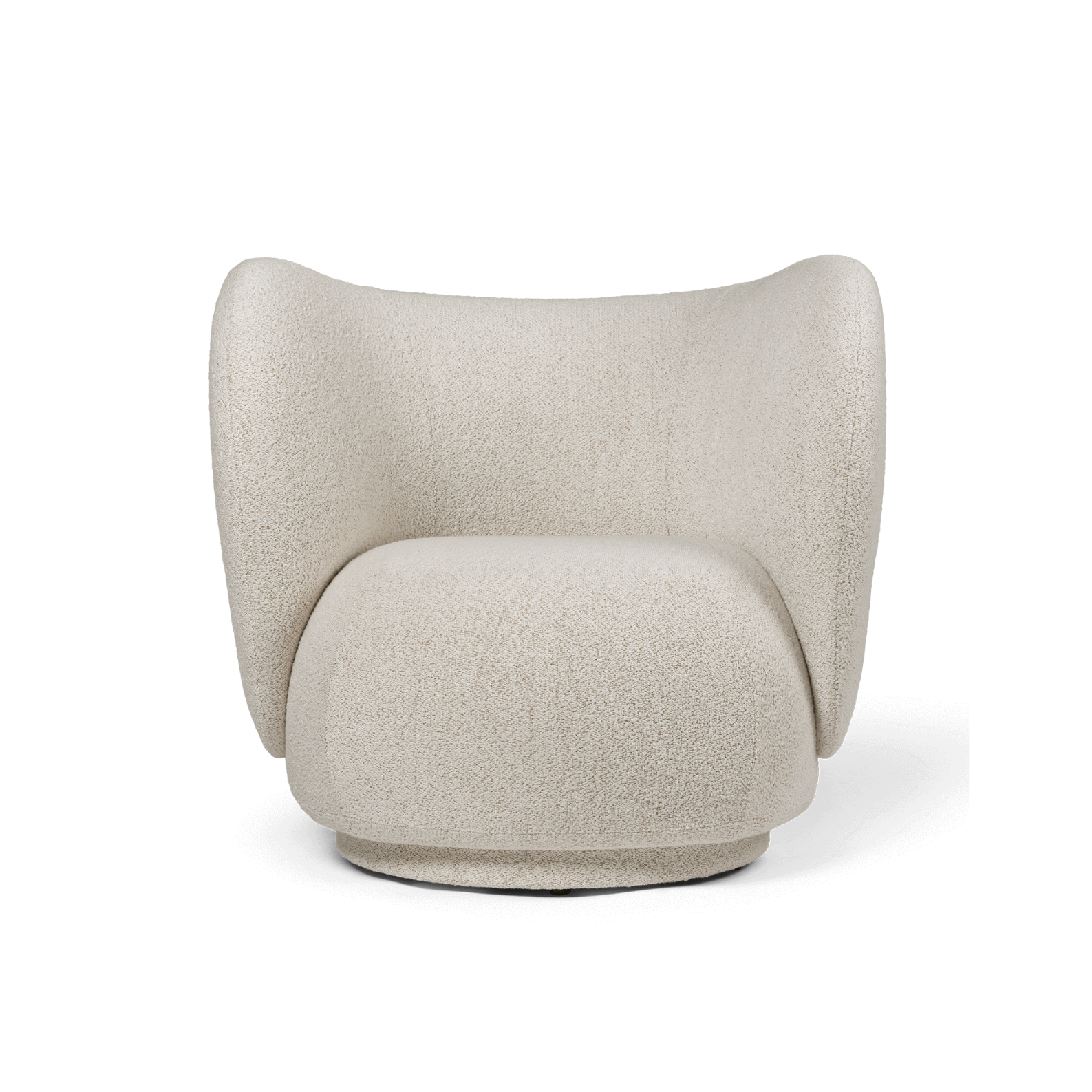 Rico Lounge Soft Boucle Drehbares Sessel