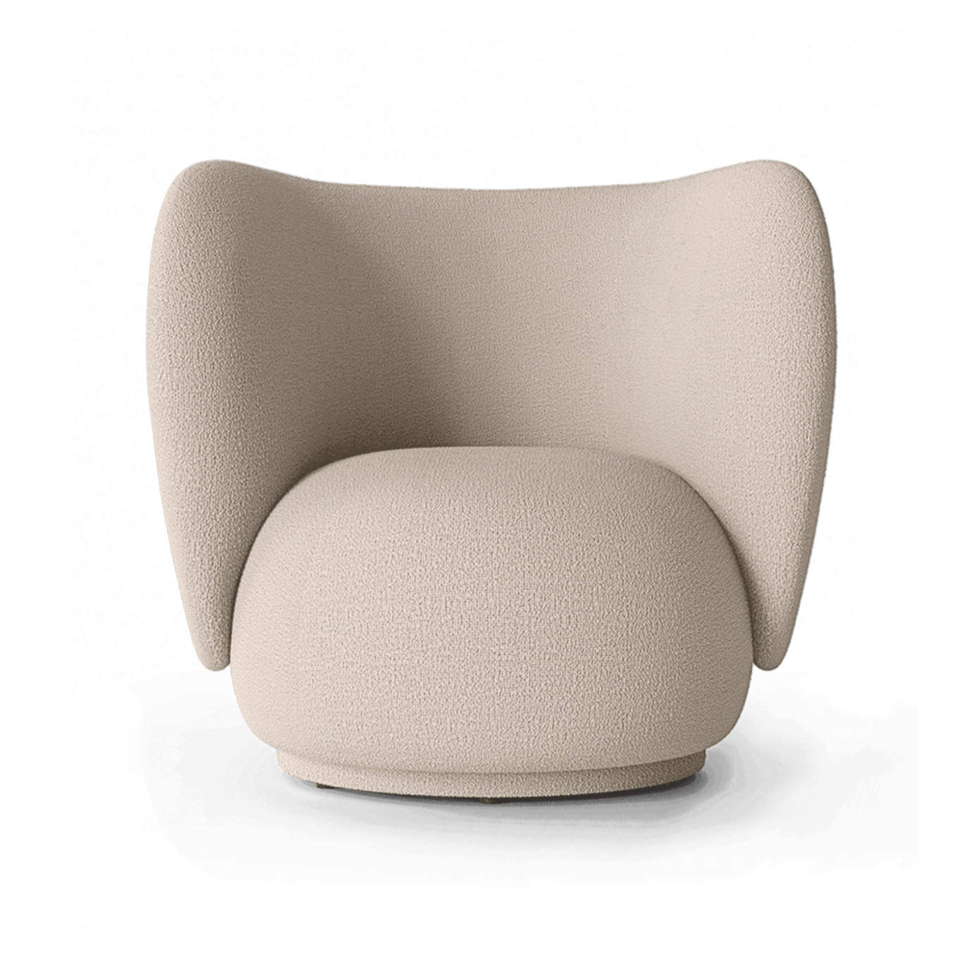 Rico Lounge Wool Boucle chair cream