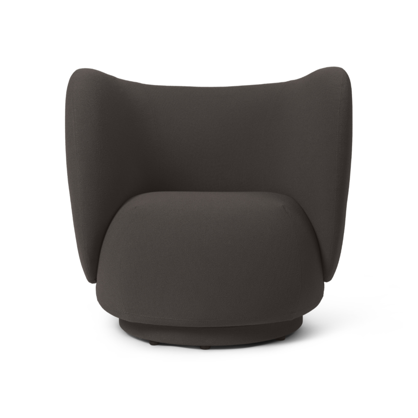 Rico lounge chocolate grain armchair