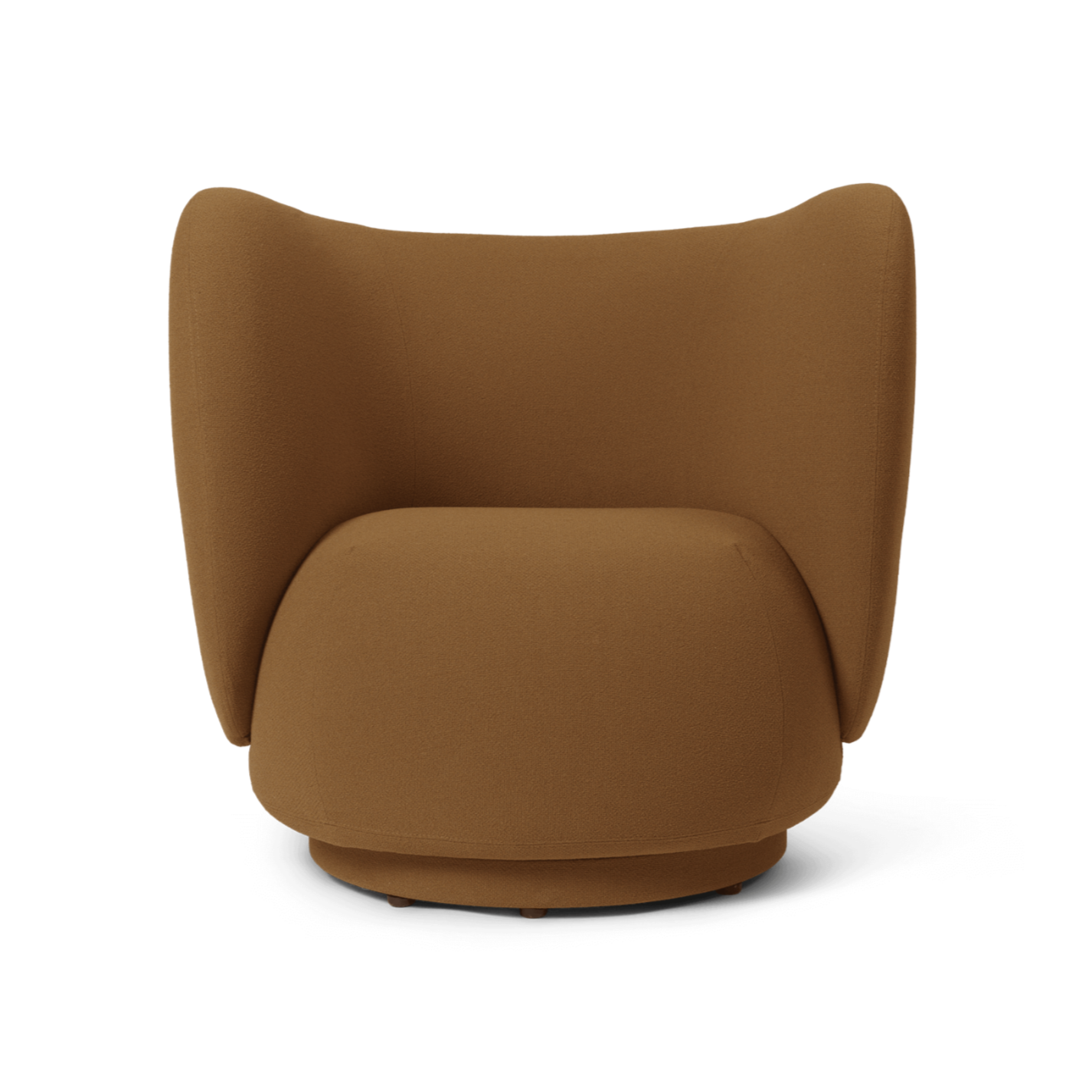 Rico Lounge Caramel Gin Rotary Armchair