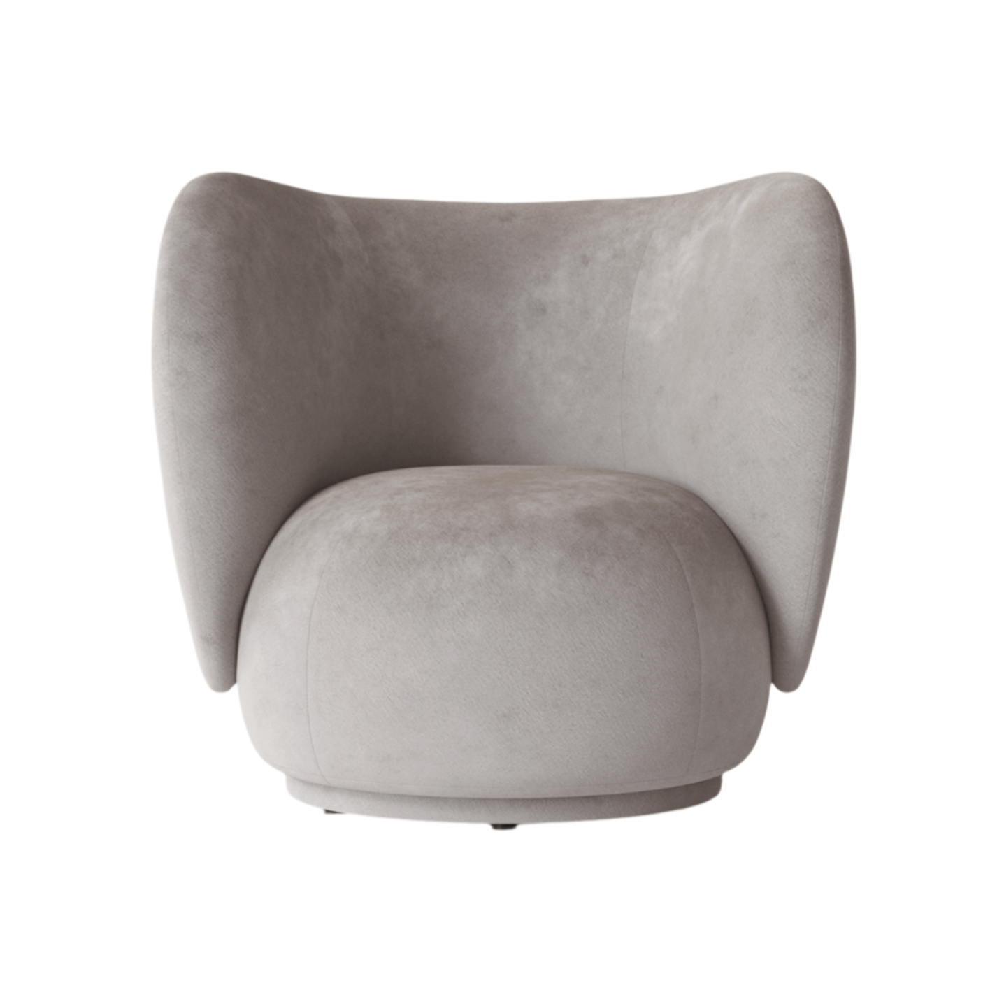 Rico Lounge Faded Velvet Rotable Armchair