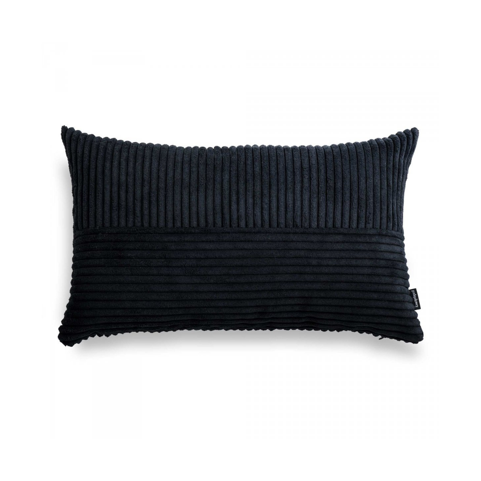 Cord black decorative pillow