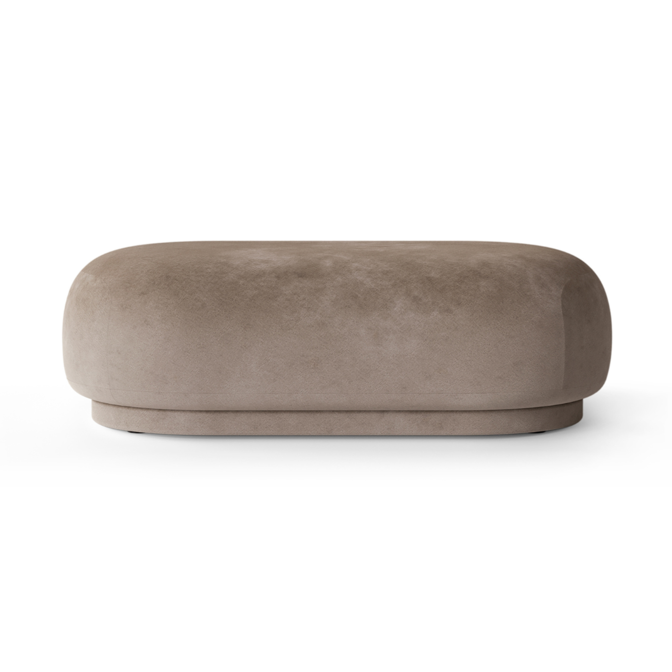 Ottoman rico faded velvet beige