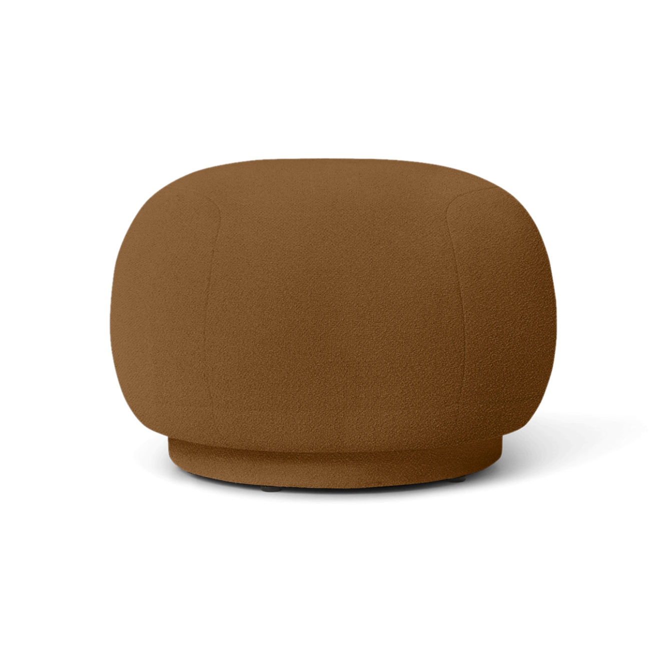 Pouf rico grain caramel