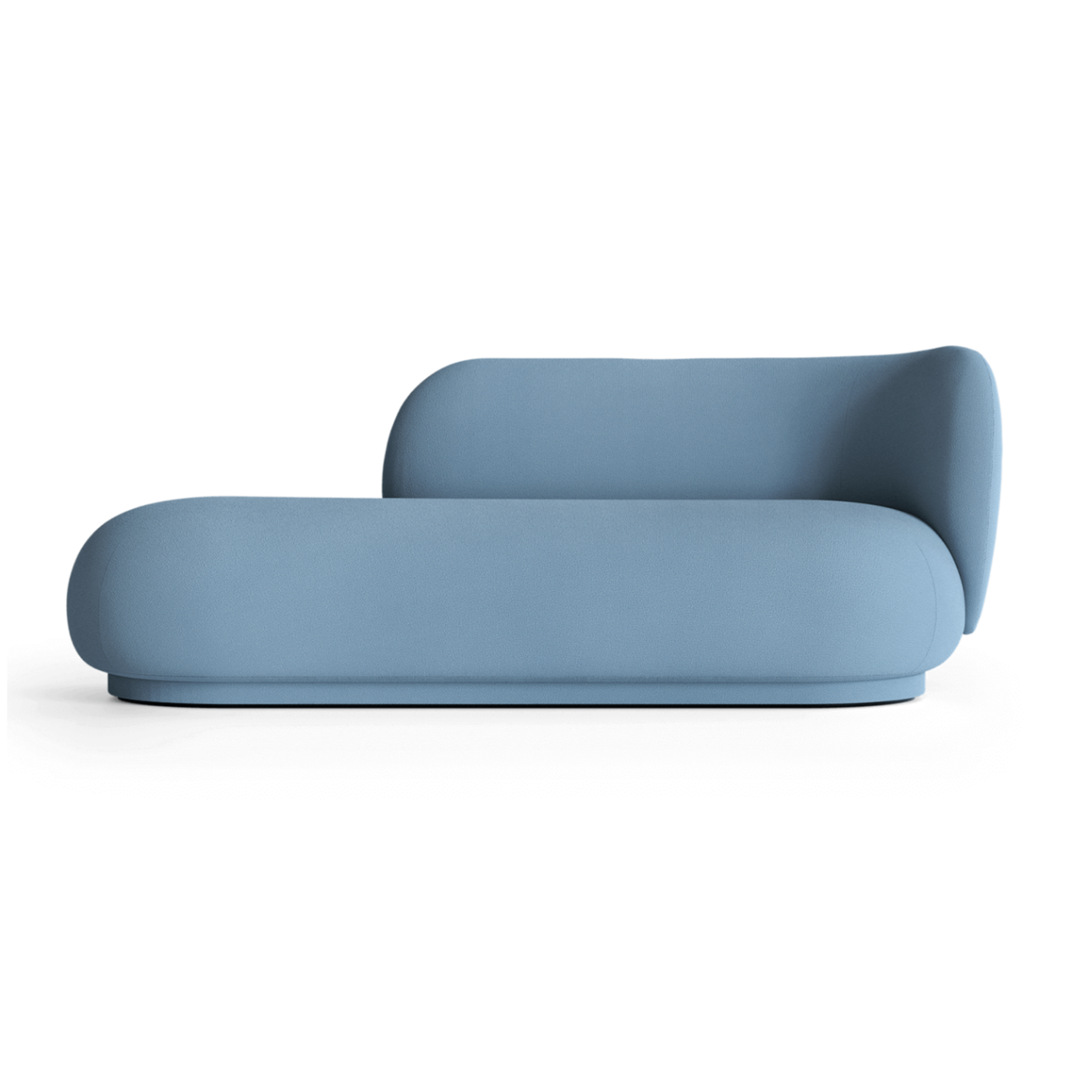 Rico Divan Right Sofa Blue Tonus