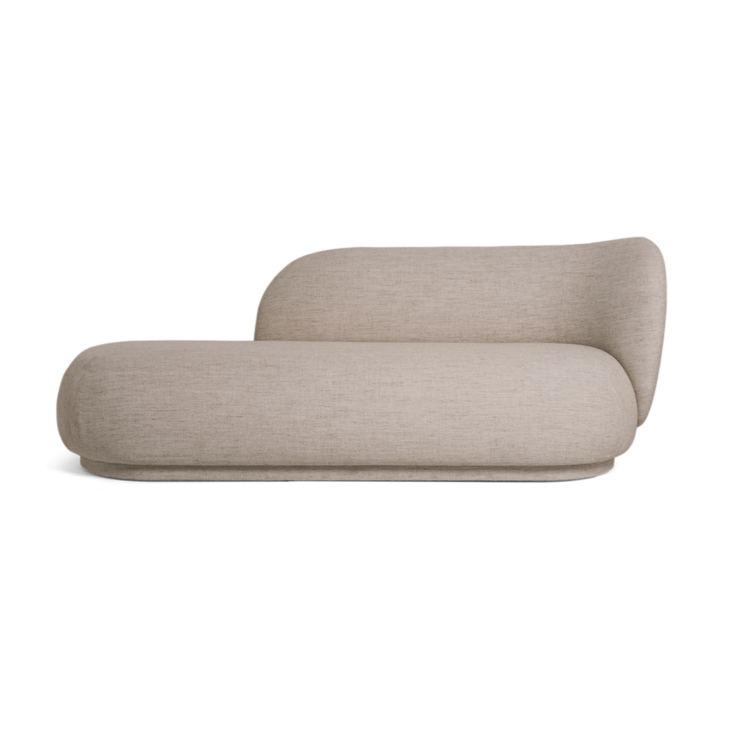 Sofa prawostronna RICO DIVAN Boucle piaskowy