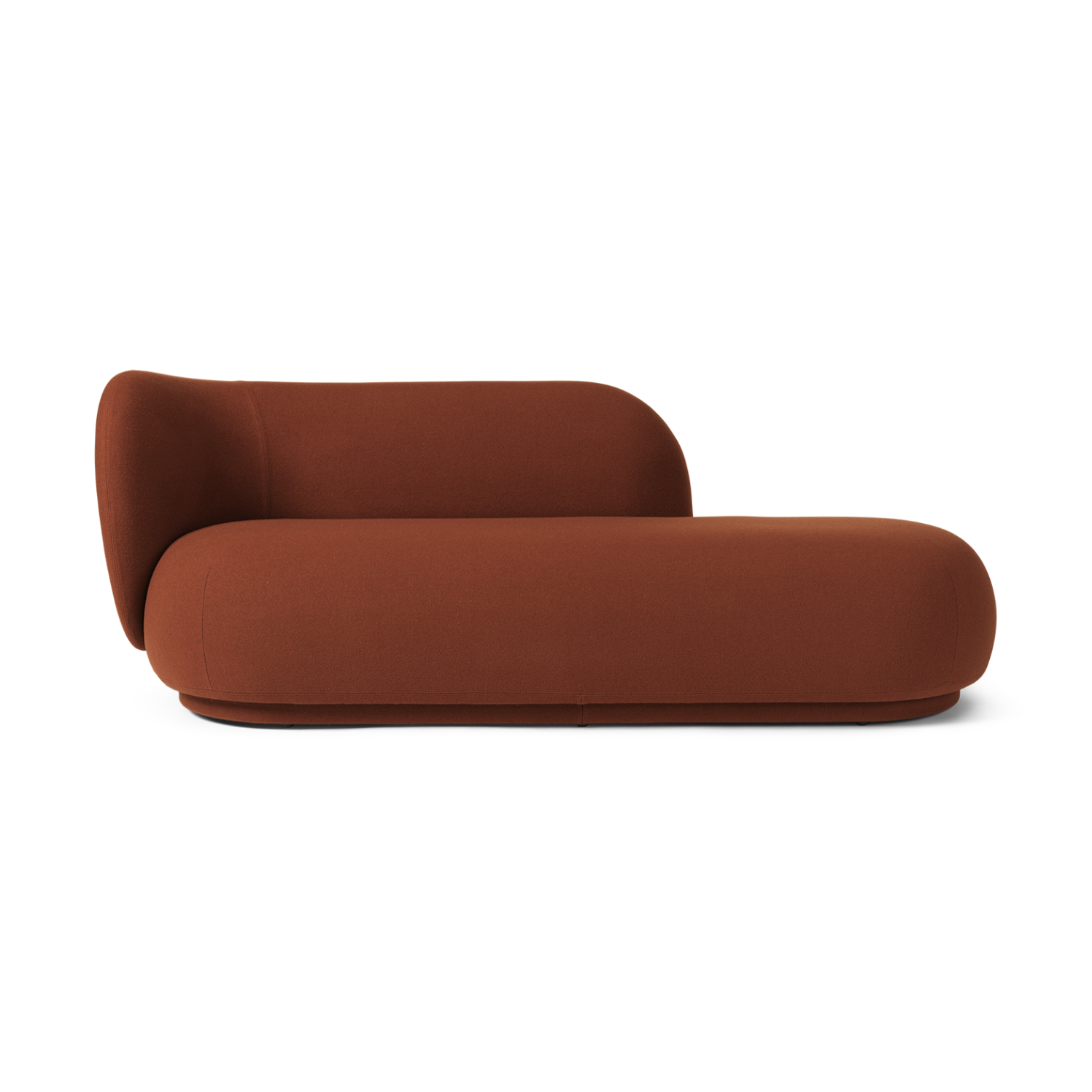 Rico Divan verließ -Sofa Tonus Rusty Braun