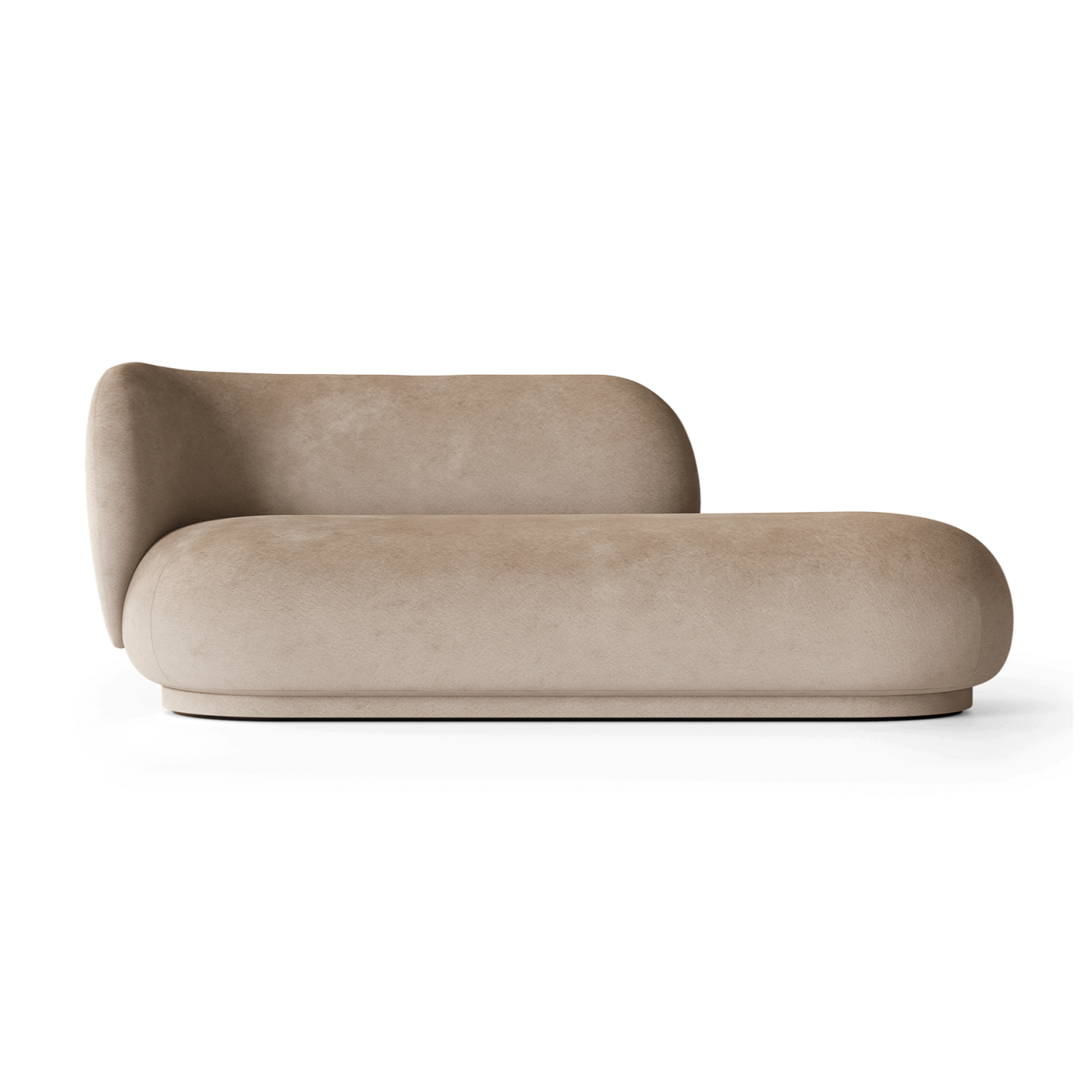 Rico Divan verblasste samtes Sandsofa