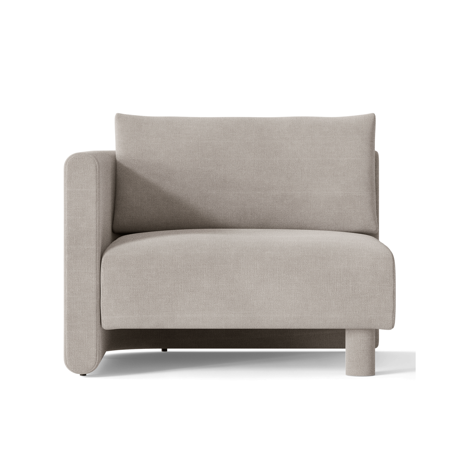 Dase modular sofa - left -hand element upholstered