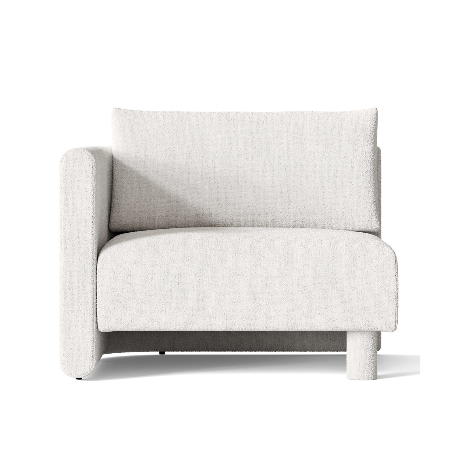 Dase modular sofa - left -hand element upholstered