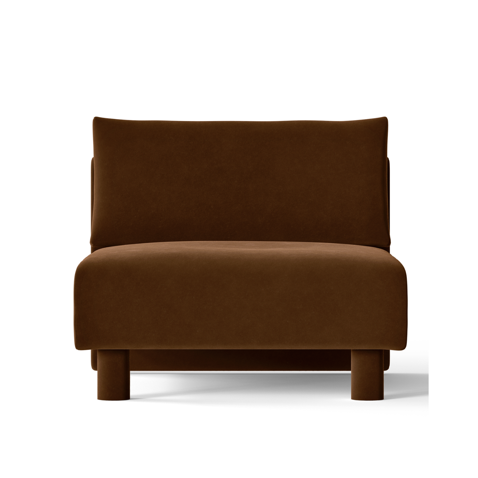 Sofa modułowa DASE - element środkowy Rich Velvet brązowy