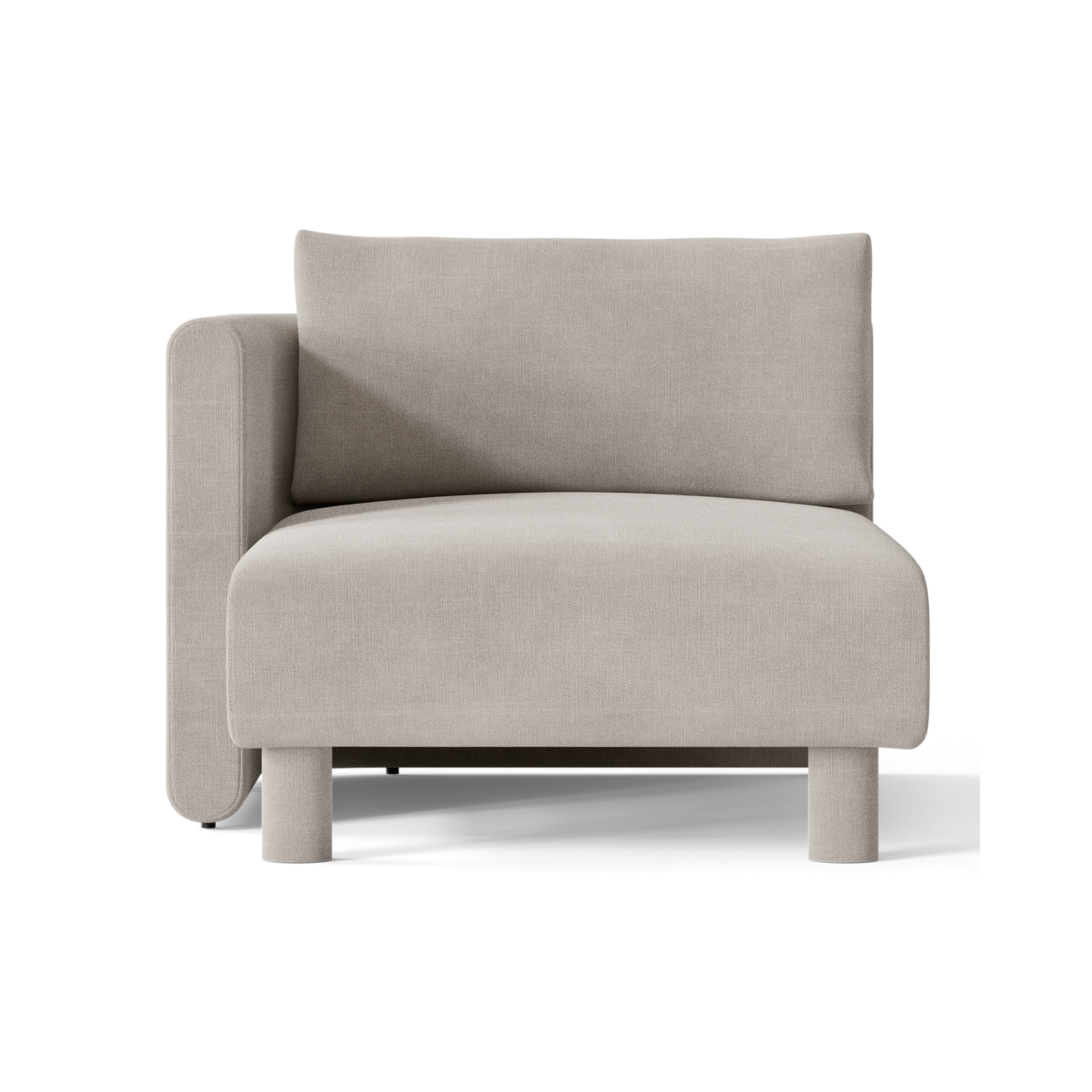 Dase modulares Sofa - links mit dem Handel gepolsterten Chaiselong