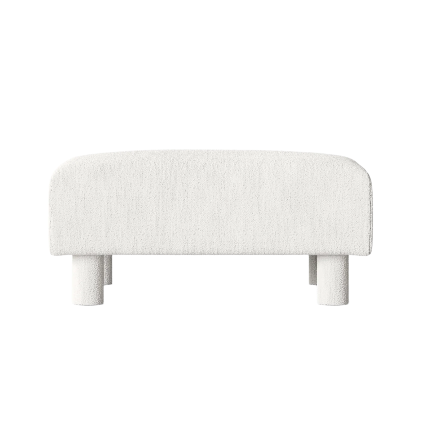 Sofa modułowa DASE - puf Bouclé złamana biel