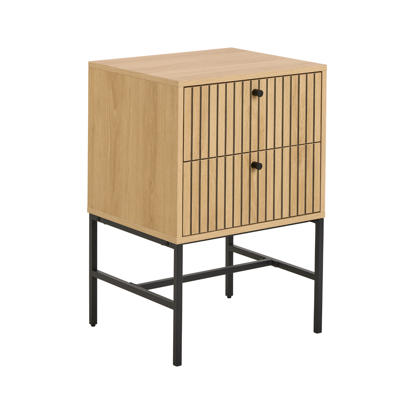 Albana bedside cabinet melamine oak