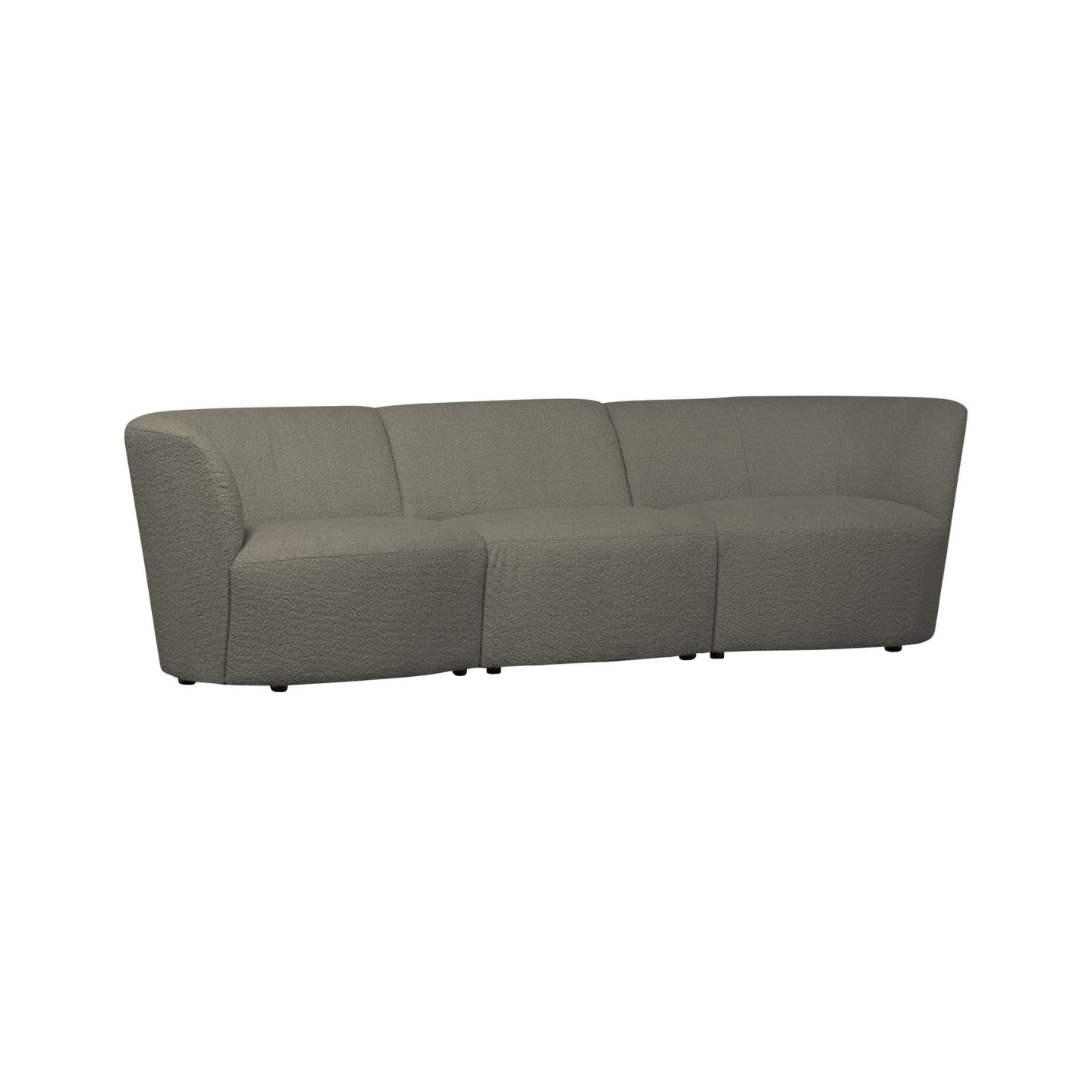 Sofa 3-osobowa COCO zielony bouclé
