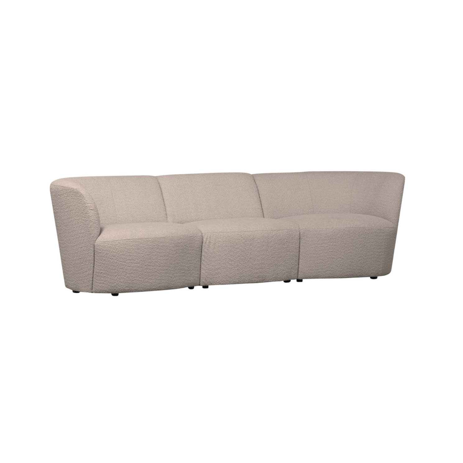 Sofa 3-osobowa COCO piaskowy bouclé