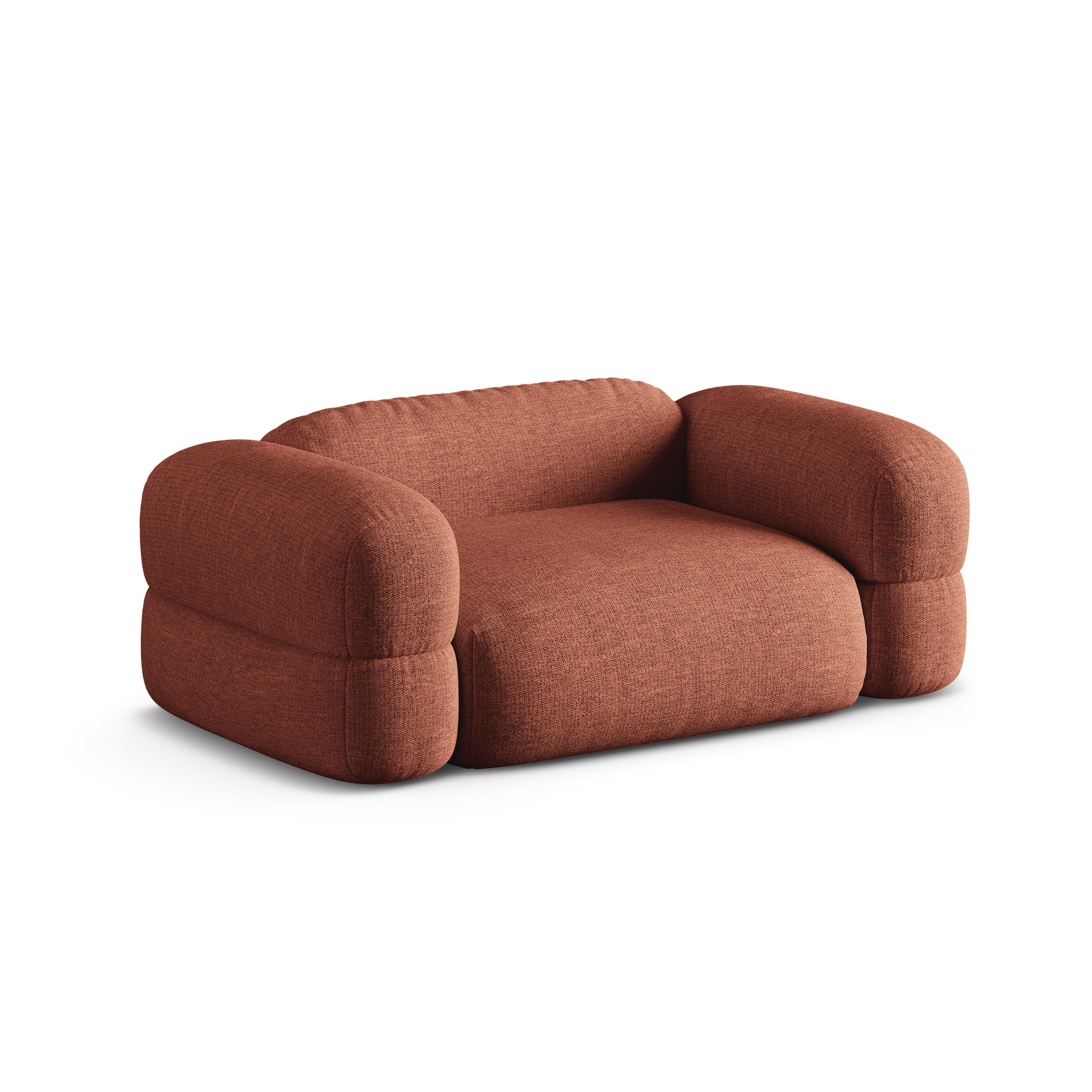 Sofa 2-osobowa ROGER koralowy szenil