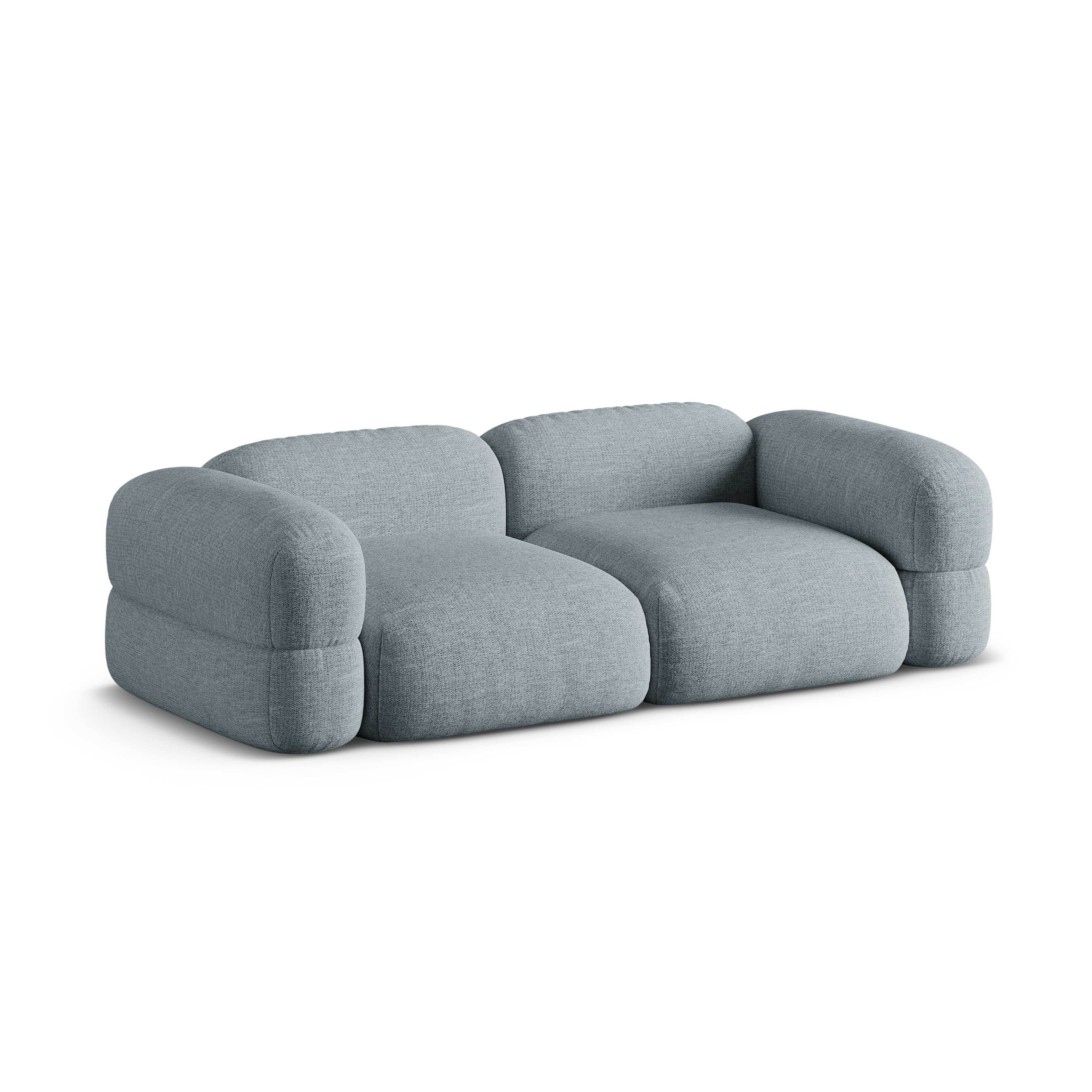 Sofa 4-osobowa ROGER błękitny szenil