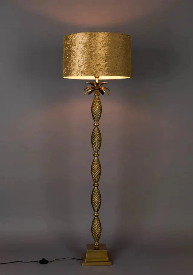 Lampa podłogowa PIÑA złoty