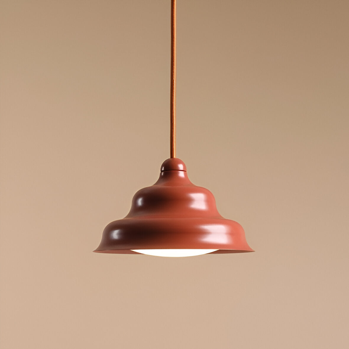 Lampa wisząca FALA ceglany